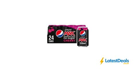 Pepsi Max No Sugar Cherry 24 X 330ml Cans 8 At Morrisons