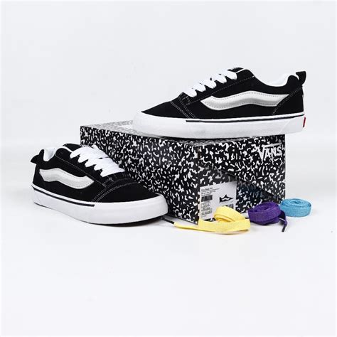 Vltavn Vans Knu Skool Vr3 Vault Lx Imran Potato Black White Shoes Shopee Philippines