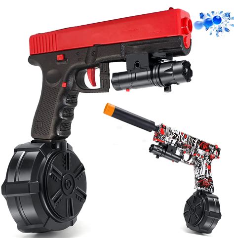 Electric Desert Eagle X 2 Glock Gel Blaster Splatter Ball Highly Assembled Toy Outdoor Fun