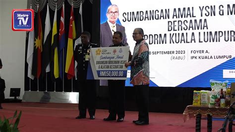 Yayasan Seri Negara Sumbang RM150 000 Alat Kesihatan Bakul Makanan