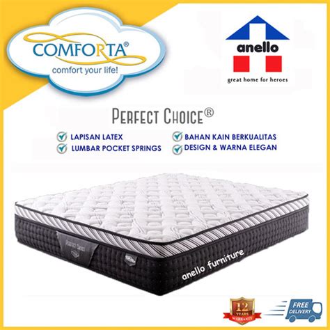 Jual Kasur Springbed Latex Comforta Perfect Choice Ukuran 90 100 120