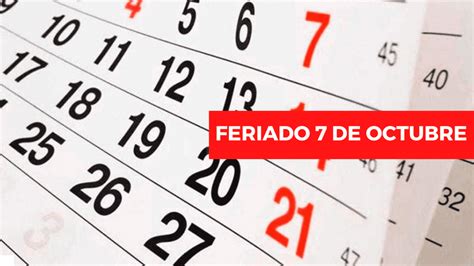 Feriado De Octubre Por Qu Es Un D A No Laborable Y Para Qui Nes