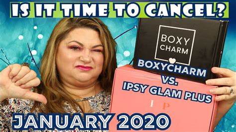 BOXYCHARM VS IPSY GLAM BAG PLUS January 2020 YouTube