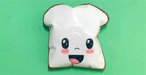 diy paper squishy kawaii toast small  class  ages