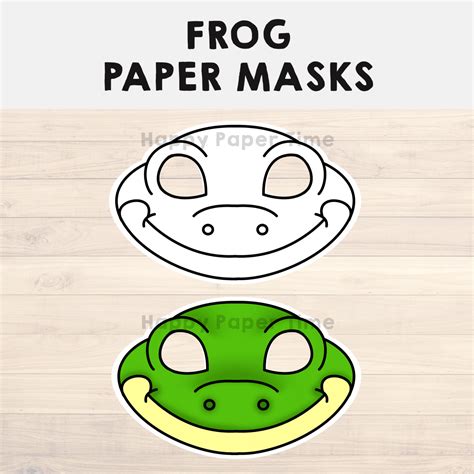 Frog Face Template