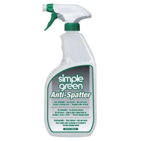 Simple Green Antispatter, 32 oz, Spray Bottle, Clear 1410001213452 ...