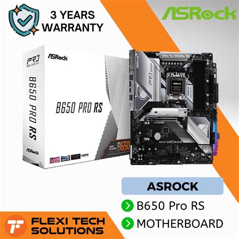 Asrock B Pro Rs Amd Socket Am Ddr Atx Motherboard Flexi Tech