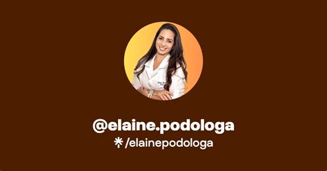 Elaine Podologa Instagram Facebook Linktree