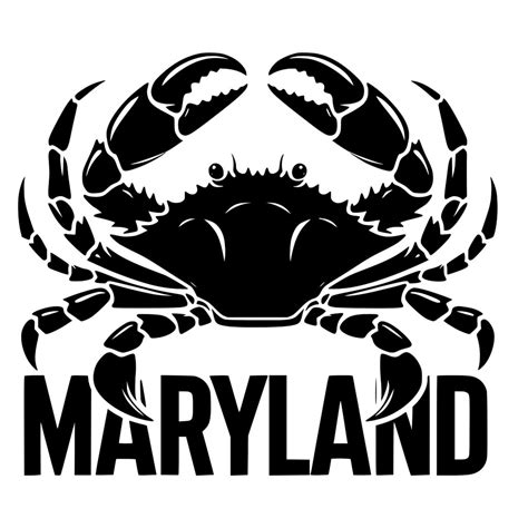 Maryland S Blue Crab Svg File Perfect For Cricut Silhouette Laser