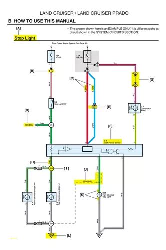 Diagrama Eléctrico Toyota Land Cruiser Prado Merú 2002 2009 en venta en