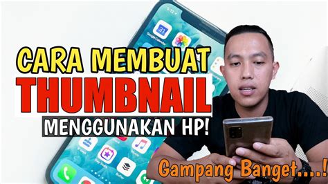 Cara Membuat Thumbnail Video Youtube Di Hp Pixellab Dan Canva Youtube