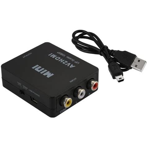 XCSOURCE RCA Composite CVBS AV vers HDMI Audio Vidéo Adaptateur HD