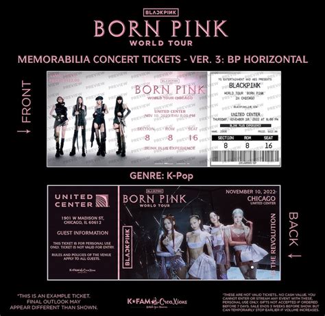 Blackpink World Tour Born Pink Memorabilia Etsy