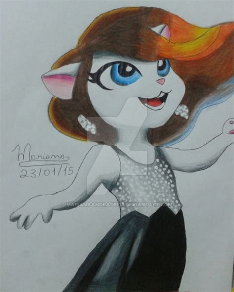 My Talking Angela By Marianaandrade123 On Deviantart Disney Art Style