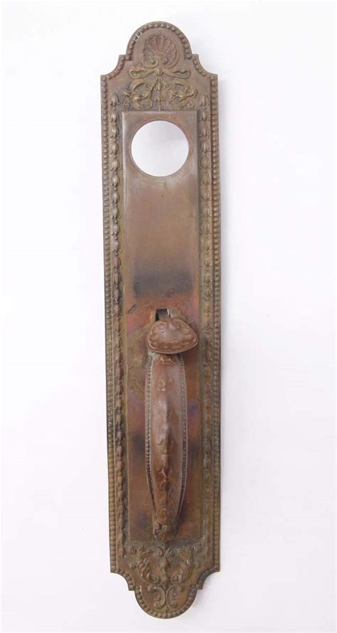 Antique Victorian 16 in. Bronze Entry Door Pull | Olde Good Things