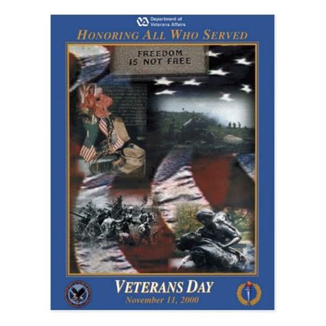 Vintage Veterans Day 2000 Postcard Zazzle