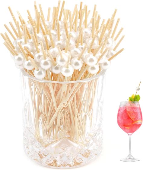 Amazon Cocktail Picks Flavored Toothpicks Pcs White Pearl