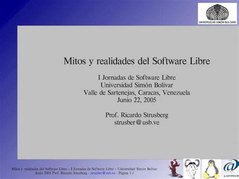 PDF Mitos Y Realidades Del Software Libre Mitos Y Realidades Del