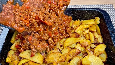 Pommes de terre et viande Hachée C est incroyablement délicieux et