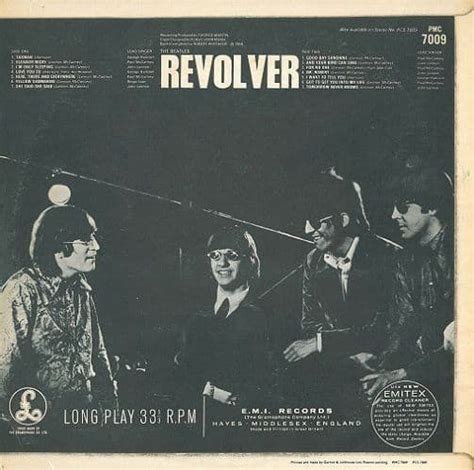 The Beatles Revolver Vinyl Record Lp Parlophone 1966