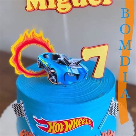 Arquivo Digital Topo De Bolo Hot Wheels Elo Produtos Especiais