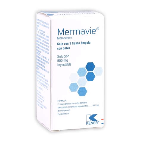 Medically Meropenem Kener Sol Iny C 1 500 Mg Farmacia A