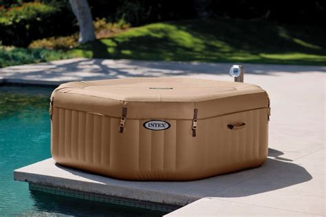 Intex Blow Up Hot Tub Pure Spa Bliss OutsideModern