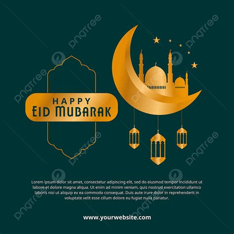 Eid Mubarak Greeting Vector Hd Images Luxury Eid Mubarak Greeting Card