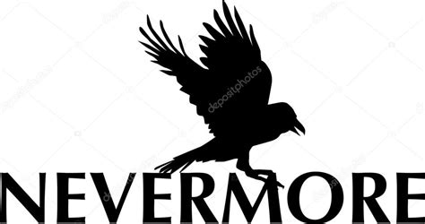 Raven - Nevermore 3 Stock Vector by ©YvenDienst 26311701