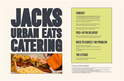 Order Catering — Jacks Urban Eats