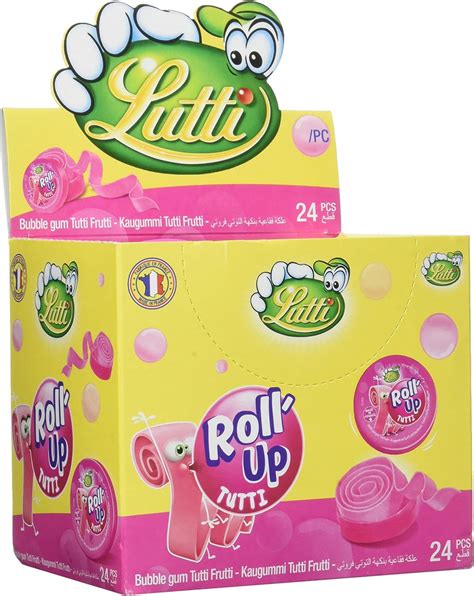 LUTTI Présentoir 24 Roll Up Tutti 700 g Amazon fr Epicerie