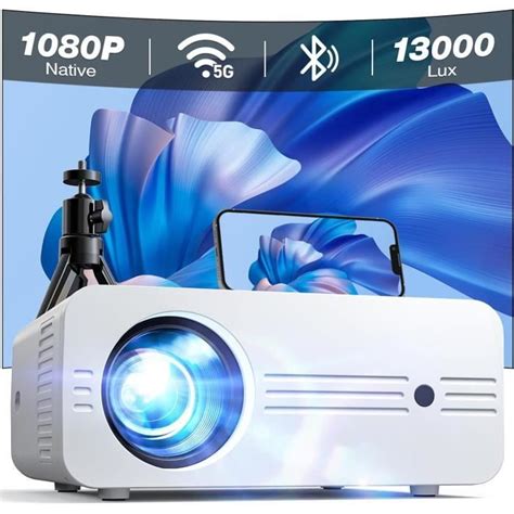 Videoprojecteur G Wifi Bluetooth Lumens Full Hd P Natif K