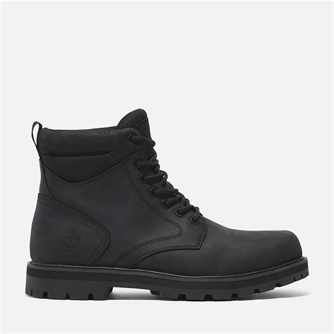 Britton Road Mid Lace Up Waterproof Boot For Men In Black