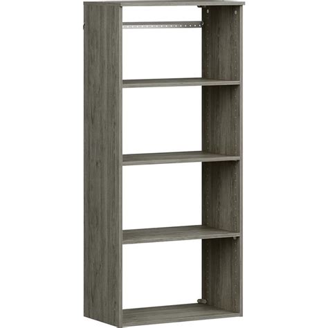 Closetmaid Style 25 In W Coastal Teak Hanging Wood Closet Tower 1796