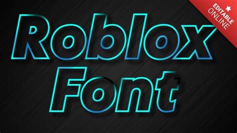 Roblox Font | Text Effect Generator