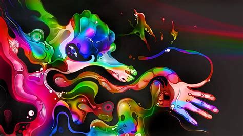 HD wallpaper: art, psychedelic art, neon, colors, body, psychedelic body | Wallpaper Flare