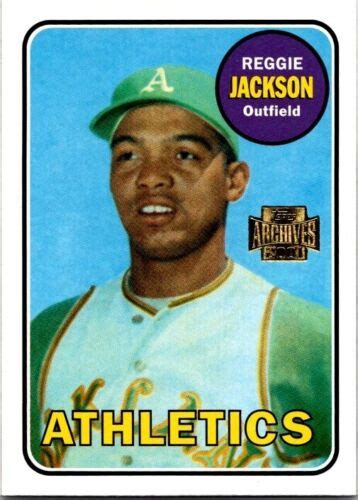 2001 Topps Archives Reggie Jackson 59 Hof Ebay