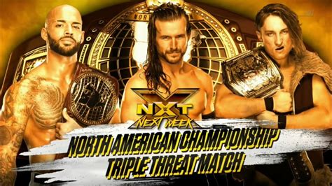 WWE NXT 10 10 18 Ricochet Vs Adam Cole Vs Pete Dun YouTube