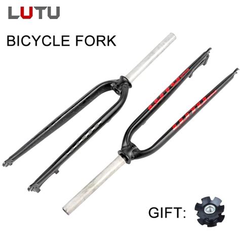 Lutu Ultralight Aluminum Alloy Mtb Rigid Bike Fork26 27 5 29 Rigid