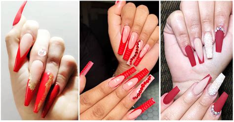 Updated 37 Red Coffin Nails