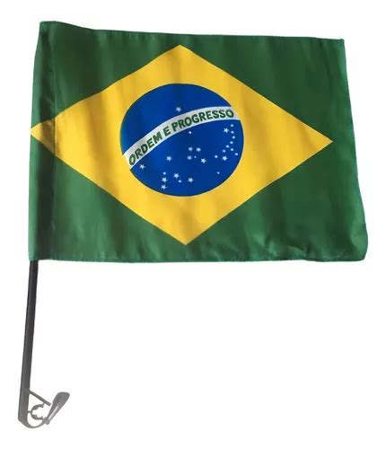 Bandeira Haste Do Brasil Carro Copa Do Mundo Torcida Mercadolivre