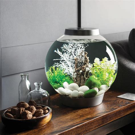 Biorb Classic Aquarium With Led Light Gallon Silver