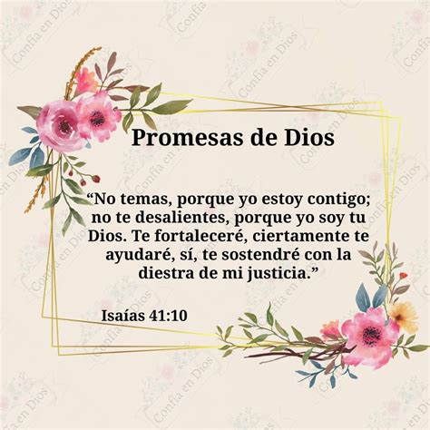 Pin de Confía en Dios en Promesas de Dios Alabanzas a dios Promesas