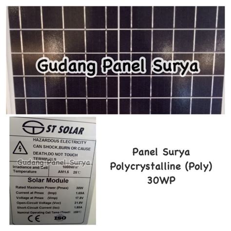 Jual Promo Panel Surya Solar Panel Solarcell St Solar Stec Module Poly