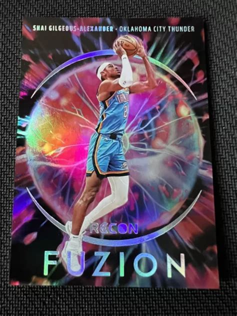 SHAI GILGEOUS ALEXANDER 2023 24 Inserto SSP Panini Recon Fuzion EUR 1