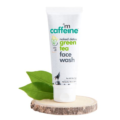 Buy Mcaffeine Naked Detox Green Tea Face Wash Ml Online Purplle