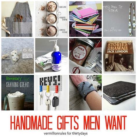 Handmade Gifts Men Want