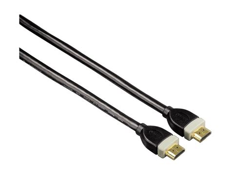 Hama High Speed Hdmi Cable Ethernet Gold Plated Double Shielded 3m