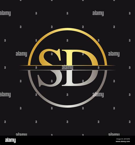 Initial Letter Sd Logo Design Vector Template Sd Letter Logo Design