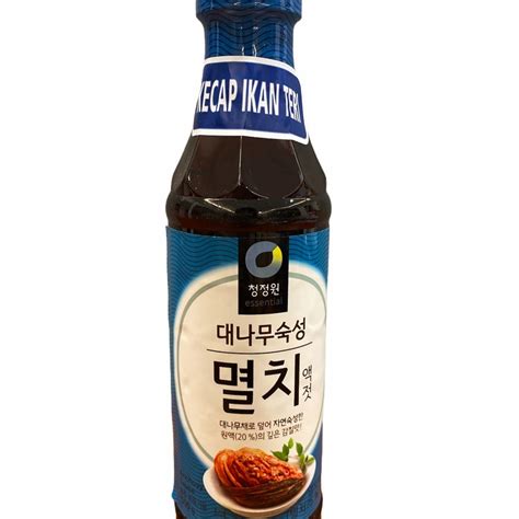 Jual Kecap Ikan Teri Anchovy Sauce Gr Chung Jung One Asli Korea